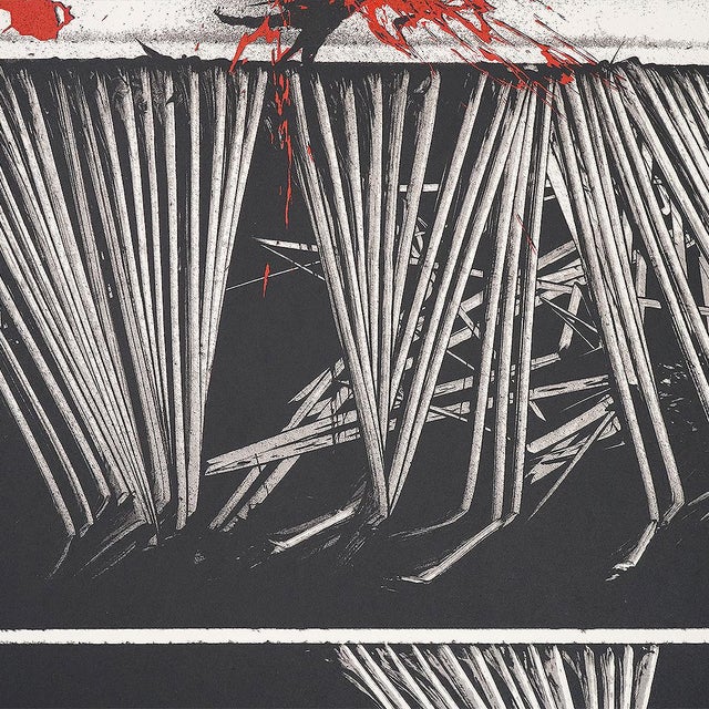 Emilio Scanavino, Composition, Color Lithograph on Paper, 1970s For Sale - Image 7 of 15