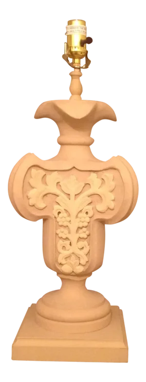 Hand Carved Three Dimensional Classic Lamp