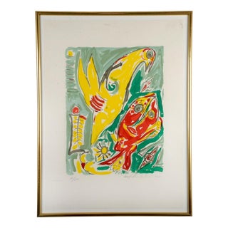 Carl-Henning Pedersen, H. C. Andersen Suite, 1890s, Lithograph, Framed For Sale