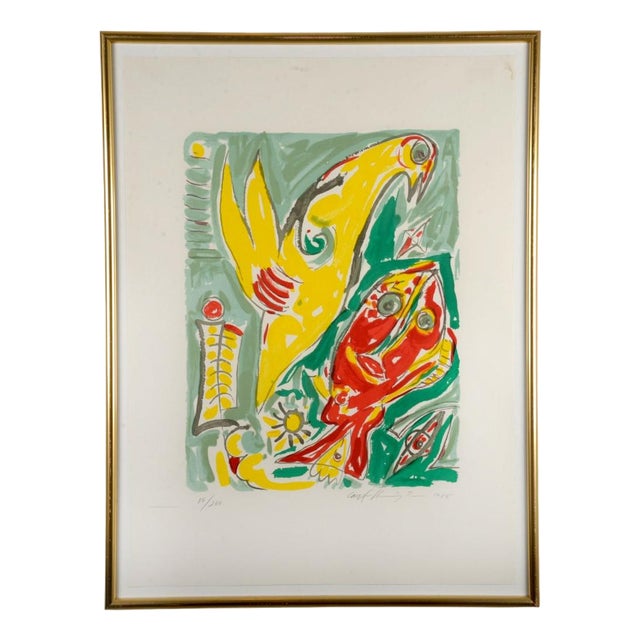 Carl-Henning Pedersen, H. C. Andersen Suite, 1890s, Lithograph, Framed For Sale