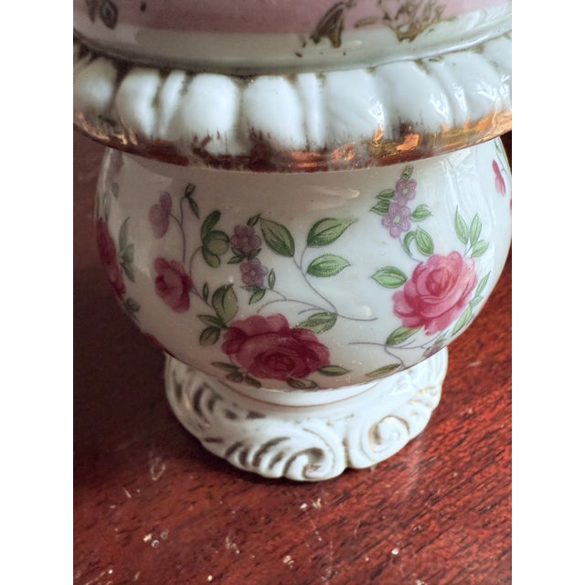 Vintage, 1960s Victorian Gone With the Wind Style Mini Oil Lamp For Sale - Image 11 of 13