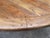 The real McCoy country table in 1800's reclaimed extinct American chestnut. Dia. 66'' -- seats 8. Richest of patina &...