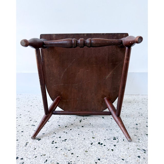 Early 19th C Child's Windsor Captains Chair For Sale - Image 9 of 9