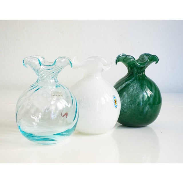 Murano Glass Vases by Mariana Iskra for Ribes the Art of Glass, Set of 3 For Sale - Image 4 of 5