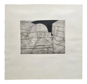Ben Nicholson, Paros with Balcony Variation with Hand Colouring, 1965, Artwork on Paper