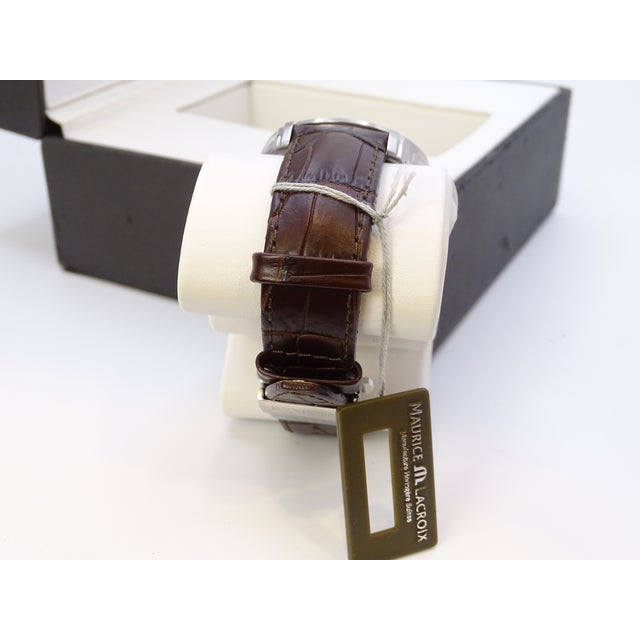 Metal Pontos Day Date PT6358 Wristwatch from Maurice Lacroix, 2010s, Switzerland For Sale - Image 7 of 18