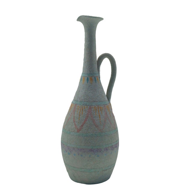 Ceramic Pitcher with Geometric Decorations, Italy, 1960s For Sale - Image 10 of 10