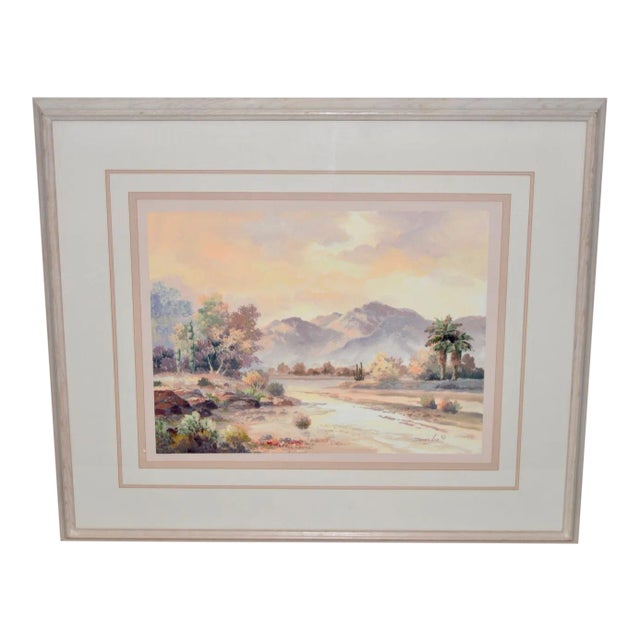 James Lee Sonoran Desert Landscape Oil Painting For Sale