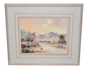 James Lee Sonoran Desert Landscape Oil Painting