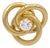 Tiffany & Co. 18k Yellow Gold Three Hoop Diamond Pendant Vintage 2000s For Sale