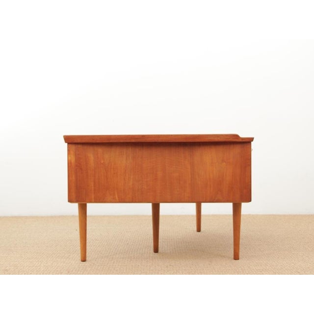 Mid-Century Modern Scandinavian Boomerang Desk by Arne Hovmand-Olsen, 1950s For Sale - Image 12 of 18