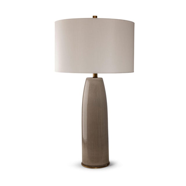 Traditional Cannon Brown Lamp For Sale - Image 3 of 4