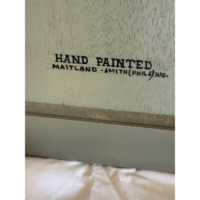 Vintage Maitland Smith Owl Painting, Oil on Board For Sale In New York - Image 6 of 6