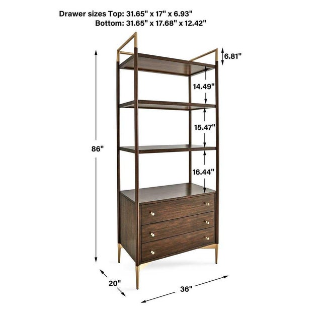 This etegere is a creation of beauty, function and flexibility - designed to fit various spaces and lifestyles. Each piece...