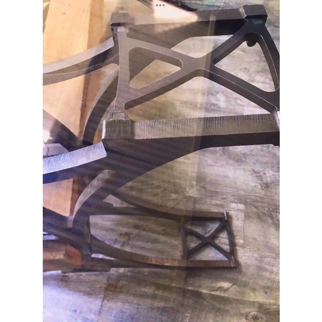 Transparent Alexander Shaw “The Spans Collection” Dining Table Limited Edition For Sale - Image 8 of 9