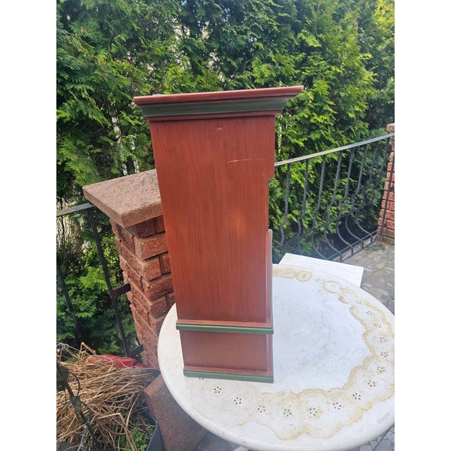 Folk Wooden Cabinet, 1960s For Sale - Image 9 of 11