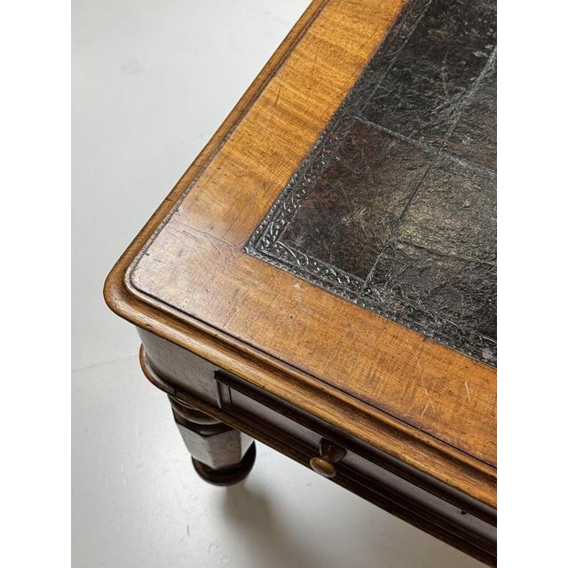 Metal 19th Century English Writing Desk For Sale - Image 7 of 18