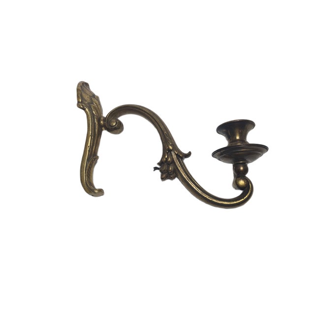 Antique Bronze Wall Lamp, Germany, 1900s For Sale - Image 13 of 15