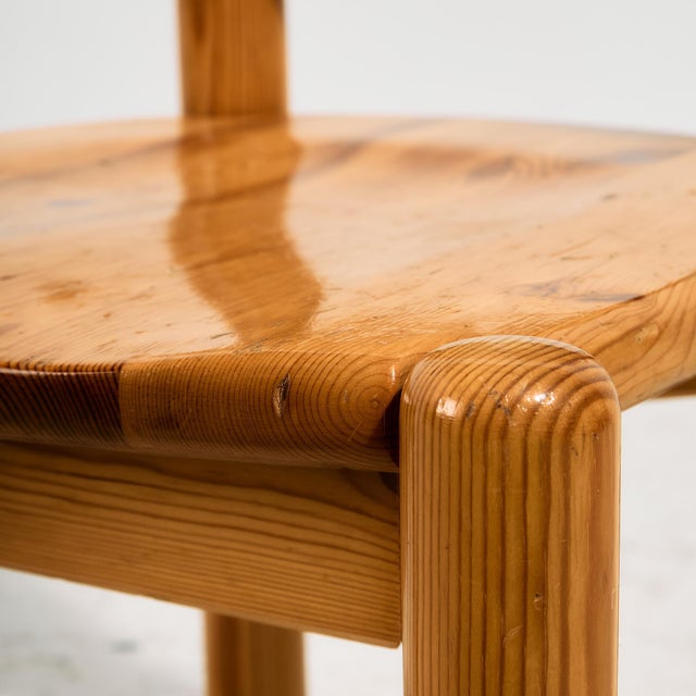 Wood Pine Dining Set by Rainer Daumiller for Hirtshals Savvaerk, Set of 7 For Sale - Image 7 of 18