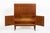 Mid-Century Danish Modern Teak Secretary Desk Cabinet 1960s For Sale - Image 4 of 16