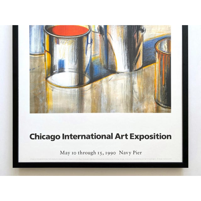 Wayne Thiebaud Vintage 1990 Lithograph Print 