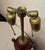 Antique Handmade Painted French Red Tole Toleware Swan Metal Table Lamp Light For Sale - Image 18 of 18