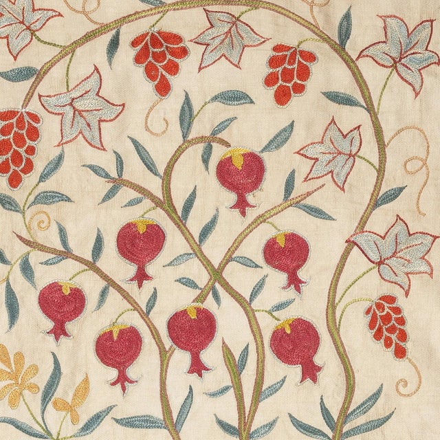 New Hand-Embroidered 100% Silk Cushion Cover – Authentic Uzbek Textile Art Elevate your home décor with this exquisite...