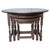 Oval Nest of Tables in Oak by Charm, 1940s, Set of 3 For Sale - Image 9 of 9