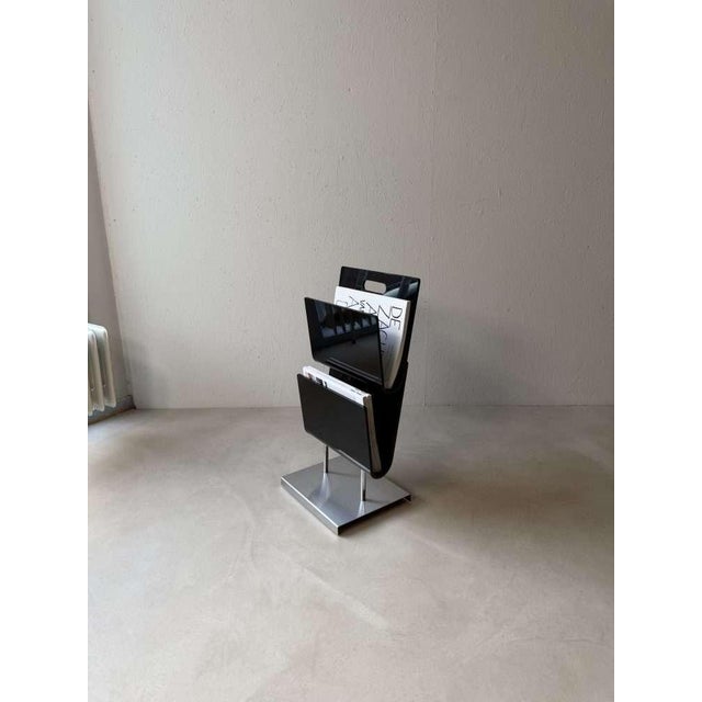 Standing Reading Holder in Acrylic Glass and Chrome, 1980s For Sale - Image 11 of 11