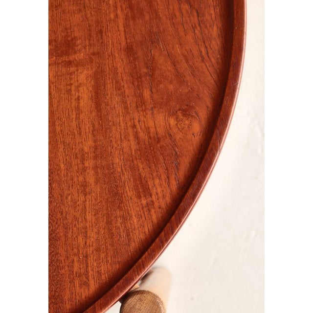 Tray Table in Oak and Teak by Hans J. Wegner for Andreas Tuck, 1950s For Sale - Image 9 of 18