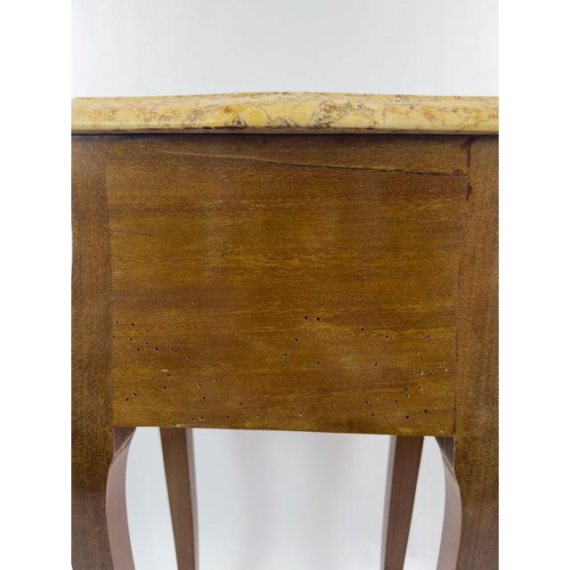 19th Century French Empire Mahogany Gueridon With Marble Top For Sale - Image 14 of 14