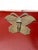 Antique Chinese Raised Red Tansu Box With Brass Butterfly Hardware For Sale - Image 10 of 12
