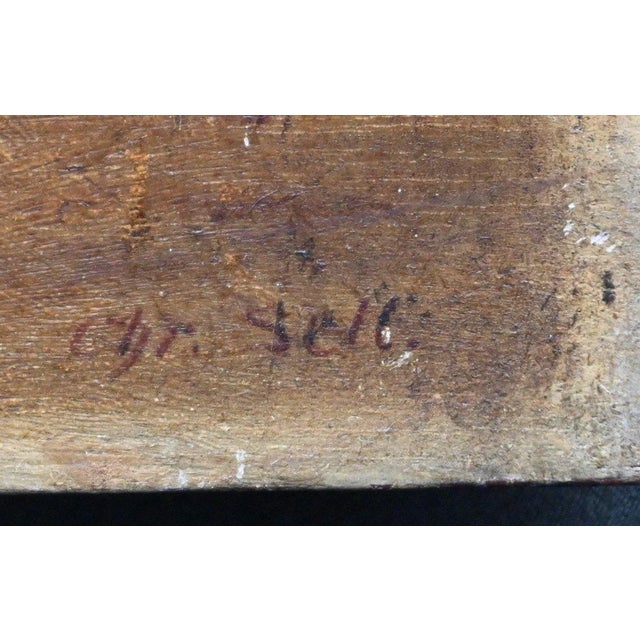 Christian Sell, German Military Scene, Painting on Panel, 19th Century For Sale - Image 6 of 8