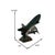 This vintage wood statue features a hand-carved great shark, adding a unique and striking touch to any home decor. The...