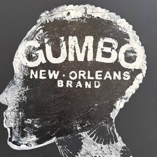 Contemporary Gumbo in My Veins by Jo Baskerville For Sale - Image 3 of 6