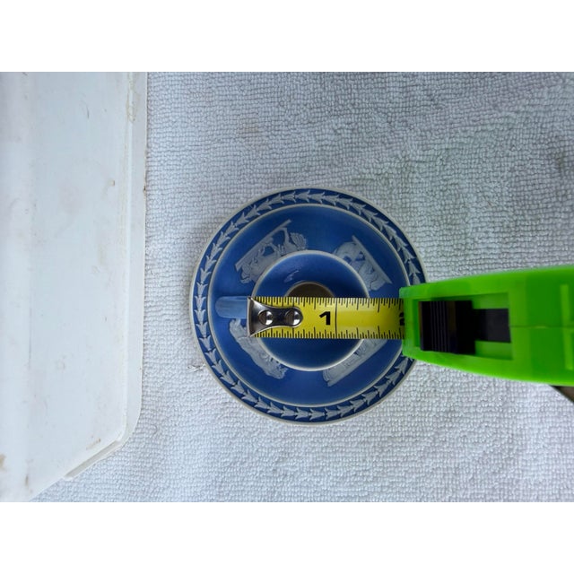Ceramic Antique (18th - 19th Cent.) Wedgwood Neoclassical Jasperware Chamberstick For Sale - Image 7 of 13
