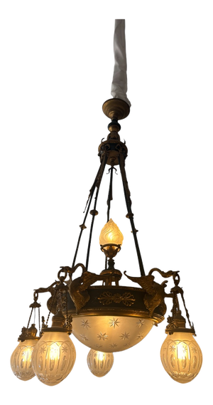 Empire Style Chandelier, 1890s