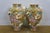 Late 19th Century Antique Art Nouveau Hungarian Zsolnay Tádé Sikorski Openwork Floral Mallow Vases For Sale - Image 5 of 18