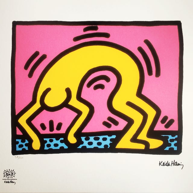 After Keith Haring, Composition, 1990s, Lithograph For Sale - Image 9 of 9