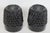Indiana Glass Company Indiana Glass Tiara Pair of 2 Glasses Cameo Black Diamond Point Tumblers 4953b For Sale - Image 4 of 9