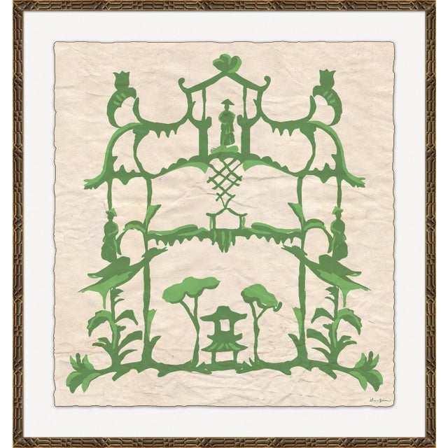 Folly in Green By Dana Gibson, Framed Art Print For Sale