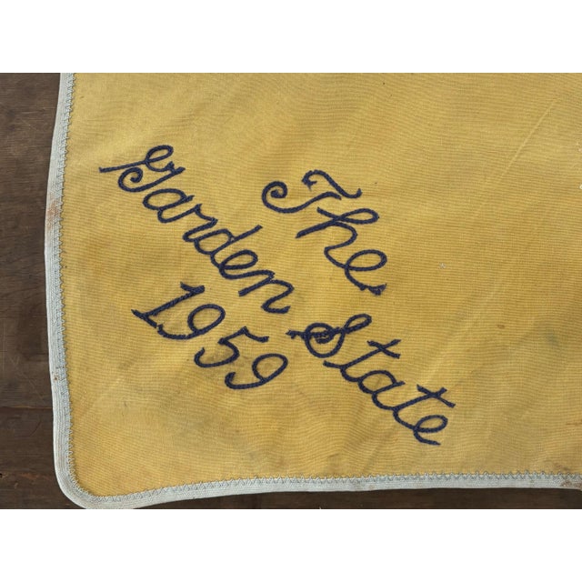 1950s 1950s Vintage Racehorse Saddle Cloth For Sale - Image 5 of 8