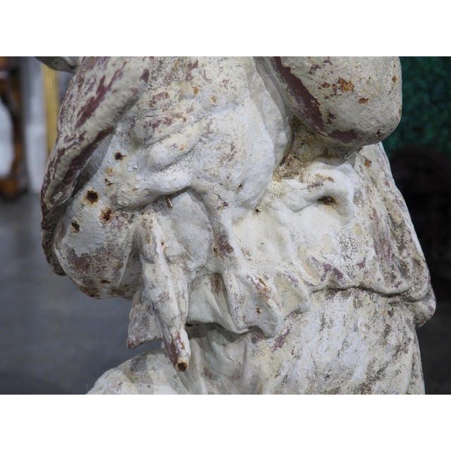 More information coming soon… Hand-painted in France during the 1800s, this cast iron figure is entitled Enfant au Canard,...