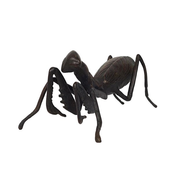 Japanese Insects in Copper, Brass and Wood, Set of 9 For Sale - Image 5 of 18