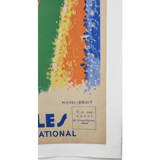 1940s French Lottery Poster "Horticulture for National Relief" C.1944 For Sale - Image 5 of 10