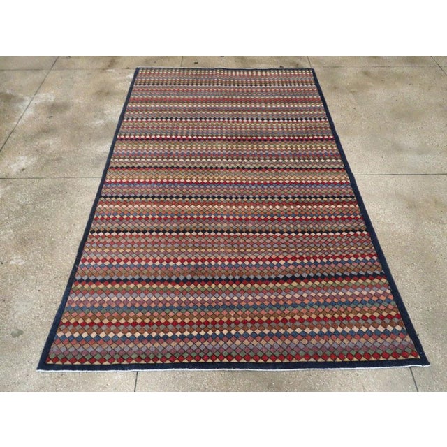 Modern Galerie Shabab Collection Mid-20th Century Handmade Turkish Anatolian Small Room Size Carpet For Sale - Image 3 of 9