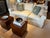 Mid-Century Modern Vintage Mitchell Gold Style Cube Side Tables—A Pair For Sale - Image 3 of 12
