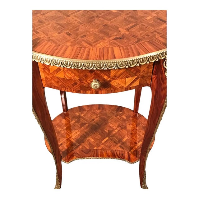 French Pair of Napoleon III Side Tables, 19th Century For Sale - Image 3 of 7