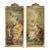 Pair of French Late 19th Century Tall Oil on Canvas Paintings For Sale