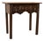 18th Century English Hand-Carved Oak Lowboy For Sale